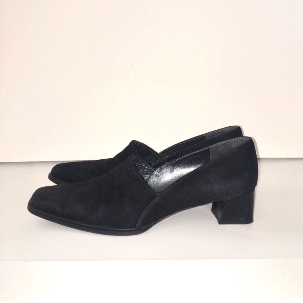 Stuart Weizman suede block heels